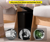 PureTouch Compact Bathroom Bin – 10L Push Lid Waste Bin | Modern Hygienic Home Design