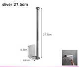 MetroRoll Adhesive Tissue Holder – Stainless Steel Toilet Paper Rack | Extended No-Drill Bathroom Organiser