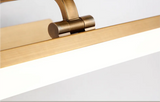 Aurelium Bronze LED Vanity Light – Waterproof Bathroom Mirror Wall Lamp with Warm Downlight Illumination
