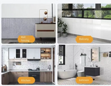 MarbelaStick 3D Marble Wall Stickers – Waterproof Peel-and-Stick Marble Tile Decals for Kitchen & Bathroom