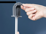 FlexiClean Silicone Toilet Brush Set – Flat Head, Flexible & Hygienic Wall-Mount Bathroom Cleaner