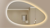 ÉlanGlow LED Vanity Mirror – Irregular Backlit Smart Mirror | Touch-Control Modern Design