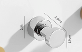 SilverLatch Adhesive Hooks – Polished Brass Wall Hangers | Heavy-Duty No-Drill Storage Hooks