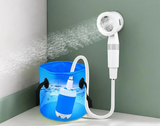 AquaNomad SmartCamp Portable Shower – Rechargeable Outdoor Camping Shower | Digital Display Travel Wash System