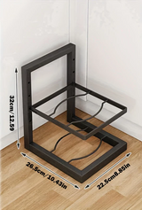 StackForge Adjustable Pan Organiser – Multi-Tier Cookware Storage Rack | Space-Saving Kitchen Holder