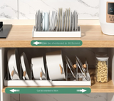 Culinara Foldable Pot Lid Organiser – Space-Saving Kitchen Storage Rack | Modern Cookware Holder