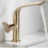 AquaLux GlideFlow Basin Mixer – 360° Swivel Bathroom Faucet | Luxury Solid Brass Vanity Tap