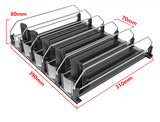 Zenvira CoolSlide Automatic Can Dispenser – Adjustable Self-Sliding Beverage Organiser for Fridge & Kitchen | Space-Saving ABS Drink Storage System