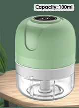 TurboPrep Mini Chopper – USB Rechargeable Electric Food Processor | Cordless Garlic & Vegetable Mincer