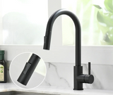 SilverGlide Pull-Out Kitchen Mixer Tap – Modern Silver Sink Faucet | Flexible Hot & Cold Spray Mixer