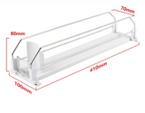 Zenvira CoolSlide Automatic Can Dispenser – Adjustable Self-Sliding Beverage Organiser for Fridge & Kitchen | Space-Saving ABS Drink Storage System