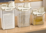 PureKeep Pantry Storage Container – Airtight Rice & Grain Dispenser | Moisture-Proof Kitchen Organisation Box