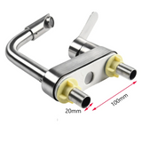 SteelEase Kitchen Mixer Tap – Stainless Steel Hot & Cold Sink Faucet | Modern Single Lever Kitchen Tap