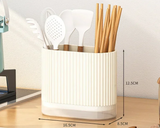 DryNest Kitchen Cutlery Organiser – Wall-Mount Utensil Holder with Drainage | No-Drill Storage Rack