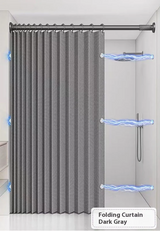 VeloraFold Magnetic Shower Screen – Foldable Waterproof Curtain for Walk-In Showers