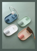 CookRest Silicone Utensil Tray – Heat-Resistant Spoon & Spatula Holder | Kitchen Counter Organiser
