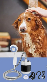 TrailFlow Portable Outdoor Shower Pump – Manual Camping & Travel Rinse System for Beach, Hiking & Pet Care