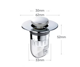 Velora FlowGuard Pop-Up Drain Stopper – 2-in-1 Anti-Clog Sink & Shower Filter with Hair Catcher