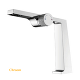 Veloura Éclat Rose Bathroom Mixer Tap – Brushed Rose Gold Basin Faucet | Elegant Single-Lever Vanity Design
