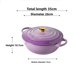 Hearthstone Enameled Cast Iron Dutch Oven – 5-Quart Induction Cooking Pot | Premium Multi-Use Casserole Dish