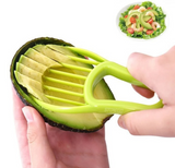 GreenSplit 3-in-1 Avocado Tool – Slice, Pit & Scoop Kitchen Gadget | Safe Fruit Prep Cutter
