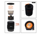 Fire-Maple Star X1 FMS-X1 Camping Cooking System – Gas Stove & Heat Exchanger Pot | Piezo Ignition | Compact Hiking Cook Set