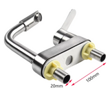 SteelEase Kitchen Mixer Tap – Stainless Steel Hot & Cold Sink Faucet | Modern Single Lever Kitchen Tap