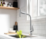 AquaFlow 360 Kitchen Tap Aerator – Swivel Faucet Attachment with Stop Button | Water-Saving Sink Sprayer