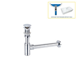 PureSeal Brass Basin Waste Kit – Luxury Pop-Up Drain & Anti-Odour Trap | Premium Bathroom Sink Drain Set