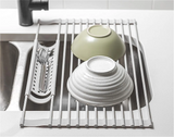 DryNest Foldable Dish Rack – 304 Stainless Steel Kitchen Drying Organiser | Space-Saving Sink & Counter Rack
