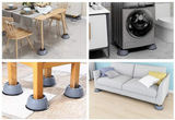 QuietGrip Anti-Vibration Pads – Non-Slip Washer & Furniture Stabiliser Set | Shock-Absorbing Floor Protectors