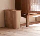 Arboré Press-Lid Waste Bin – Modern Wooden Rubbish Bin | Luxury Minimalist Home & Office Storage