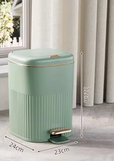 Lumière Soft-Close Pedal Bin – Modern Bathroom & Kitchen Waste Bin | Odour-Sealing Design