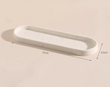 KaoriStone Wabi-Sabi Bathroom Accessories Set – Natural Stone Spa Collection | Minimalist Luxury Vanity Décor