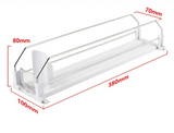 Zenvira CoolSlide Automatic Can Dispenser – Adjustable Self-Sliding Beverage Organiser for Fridge & Kitchen | Space-Saving ABS Drink Storage System