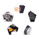 Fire-Maple Star X1 FMS-X1 Camping Cooking System – Gas Stove & Heat Exchanger Pot | Piezo Ignition | Compact Hiking Cook Set
