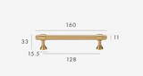 Château Noir Brass T-Bar Handles – French-Inspired Luxury Cabinet Hardware | Solid Brass Furniture Pulls
