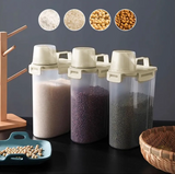 PureKeep Pantry Storage Container – Airtight Rice & Grain Dispenser | Moisture-Proof Kitchen Organisation Box