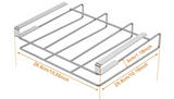 SpaceLine Under-Cabinet Storage Rack – Stainless Steel Cutting Board Holder | Modern Hanging Kitchen Organiser