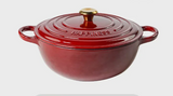 Hearthstone Enameled Cast Iron Dutch Oven – 5-Quart Induction Cooking Pot | Premium Multi-Use Casserole Dish