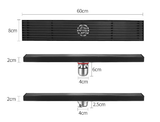 EliteLine Concealed Linear Drain – Brushed SUS304 Stainless Steel Tile-In Shower Channel | Anti-Odour Floor Waste System